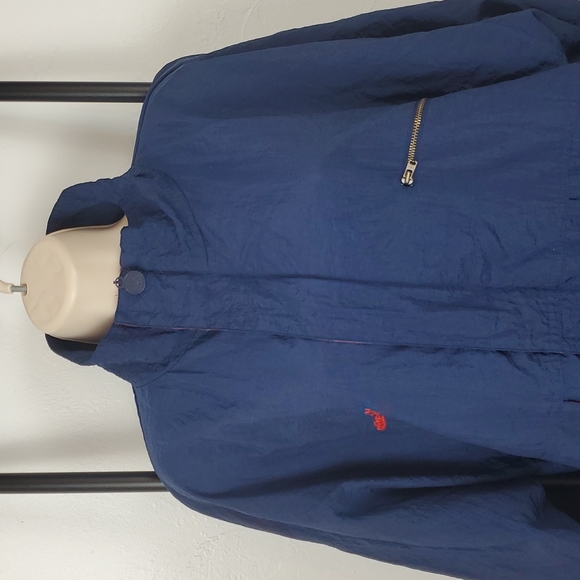 Vintage Adidas full zipper windbreaker jacket full lining men size L - Picture 2 of 9